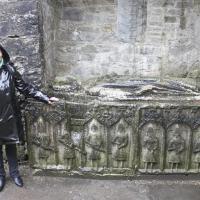 ROSCOMMON 26.03.16 022 Tombeau de Felim O'Conor roi du Connacht Abbaye de Roscommon