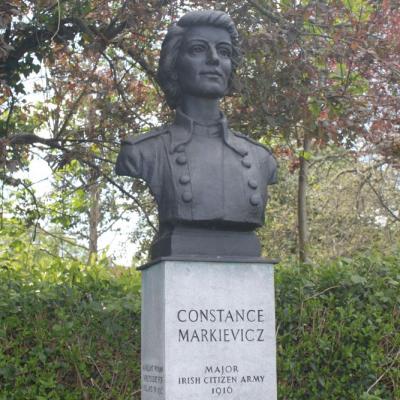 C.J.C Irlande 2019 069 Constance Markievicz née Gore-Booth St Stephen Green DUBLIN