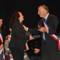 Remise du Trophée donné par Roscommon au Maire de Chartrettes le 20 janvier 2017